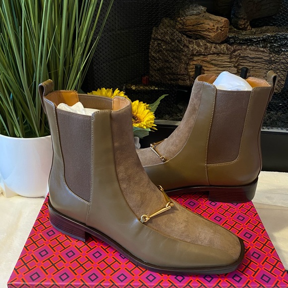 Tory Burch Brown Ankle Boots - Picture 2 of 7